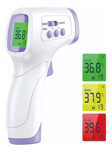 Termometro Digital Infrarrojo Pantalla Lcd Medición ºc Y ºf