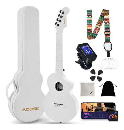 Aodsk Ukelele De Concierto Para Adultos, Ninos Y Principiant