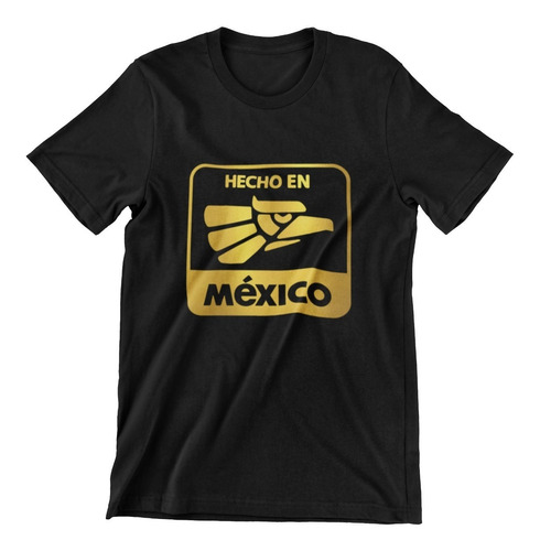 Playera Hecho En México, Edición Dorada 