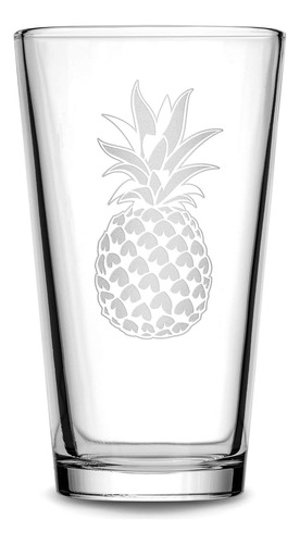  Diseño De Piña Tropical, Vaso De Pinta Premium, Hech...