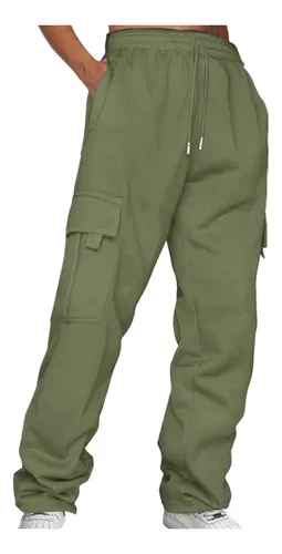 Pantalone cargo verde clearance