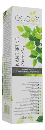 comprar Creme De Ácidos Clareador Eccos Nano Retinol Every Day 30ml