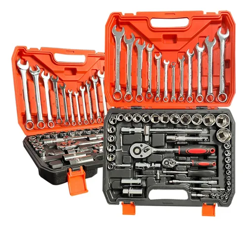 comprar Jogo Soquete Chave Combinada Catraca 61 Pcs C\u002F Maleta Cor Sortido