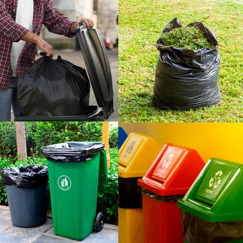 Sacos De Lixo 20 Litros Preto Resistente 100un Antivazamento