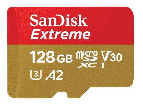 Memoria Micro Sd 128gb Sandisk Extreme Ideal Go Pro Pc