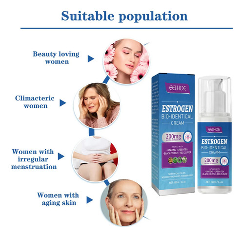 Crema De Progesterona X Para La Menopausia 100ml - Bio-ident