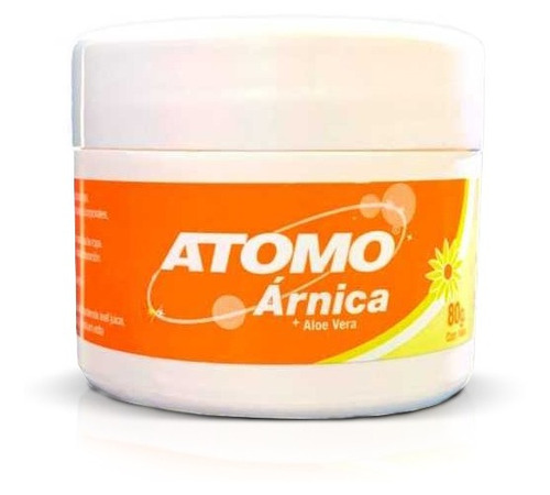  Atomo Arnica Gel Alivio Dolor Masajes Desinflamante Pote 80g