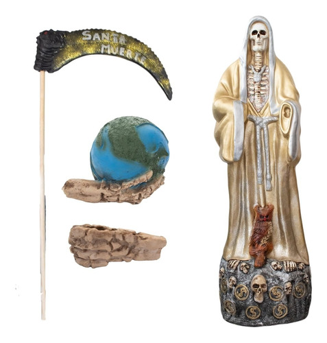 Imagen De Resina Santa Muerte Varios Colores  1.80 Metros 