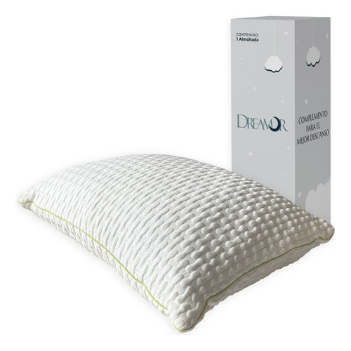 Almohada Memory Foam Dreamor King Size Funda De Bambú