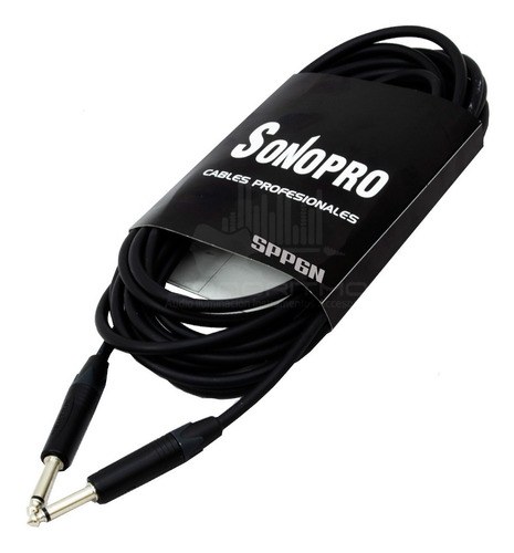 Imagen 1 de 2 de Cable Instrumento Gotham Plug A Plug Neutrik 6 Mts