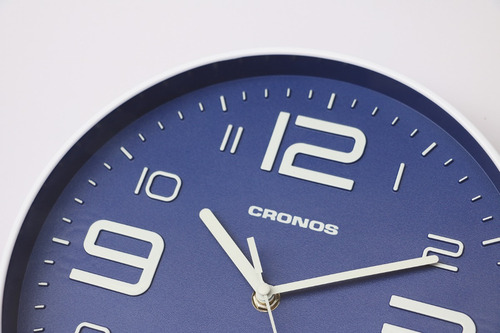 Imagen 7 de 9 de Reloj Pared Cronos Centenario 25cm Quartz Silencioso Moderno
