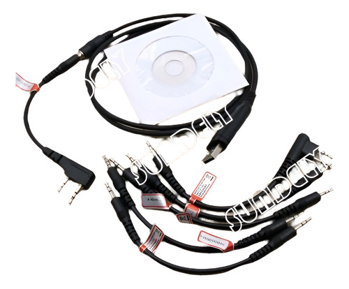 Para Kenwood 6 En 1 Usb Programación Cable Tk - 373g Tk-378 