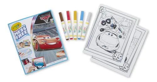 Crayola Color Wonder Cars 3 Para Colorear Sin Problemas, 12