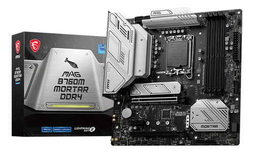 Motherboard Msi Mag B760m Mortar Ddr4 1700 13va Gen