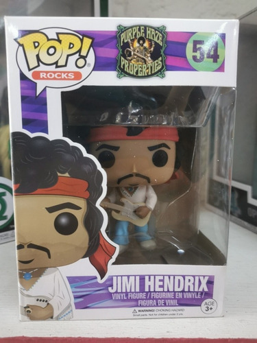 Imagen 2 de 7 de Jimi Hendrix Purple Haze 54 Funko Pop