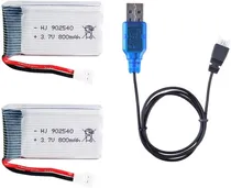Comprar 2 Baterias 3.7v 800mah 20c 902540 Para Syma X5 X5c X5sw X5sc