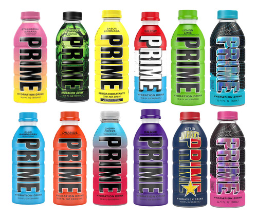 12 Prime Hydration Drink De Logan Paul Sabores Surtidos