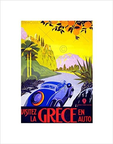 Wee Blue Coo Travel Visite Grecia En Coche Sun France Vintag