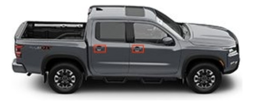 4 Pcs Protectores Manija Para Nissan Frontier V6 Pro-4x 2025