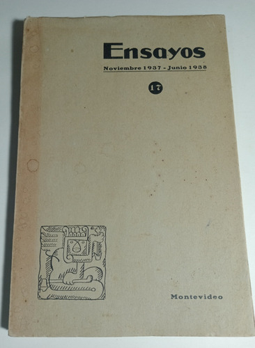 Revista Ensayos N*17 Noviembre 1937 Junio 1938 Montevideo 