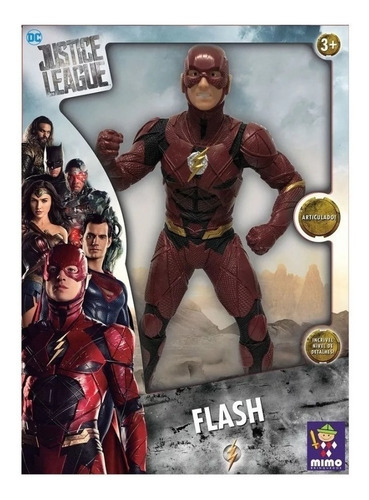 Muñeco Flash Articulado 52cm Original Dc Comics