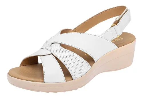 comprar Huarache Casual Dama Flexi 116009 Blanc Piel 2-6 *116-785 T1
