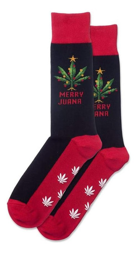 Hotsox - Calcetines Antideslizantes Para Hombre Merry Juana,