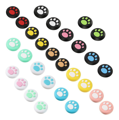 Dsd 28 Peças De Capa De Silicone Thumb Grip Claw Key Para