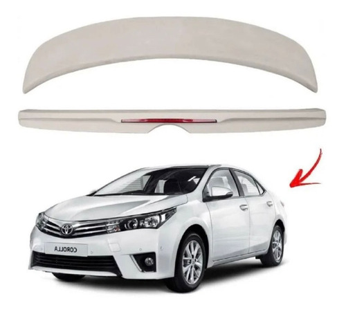 Aerofólio Spoiler Toyota Corolla 2015 Sem Pintura