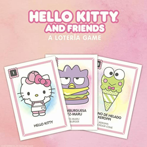 Usaopoly Hello Kitty Y Amigos | Loteria Tradicional Game Of