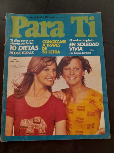 Revista Para Ti Alfredo Alcon 16 10 1972 N2623