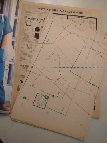 Revistas De Moda Pack X 6 '60 '73 '75 '87 ' (Usado)