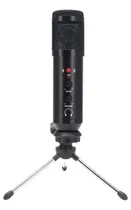 Comprar Micrófono Condenser Hügel Estudio Grabación Usb Soporte Color Negro