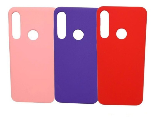 Silicone Case Cerrado Para Huawei Y6p