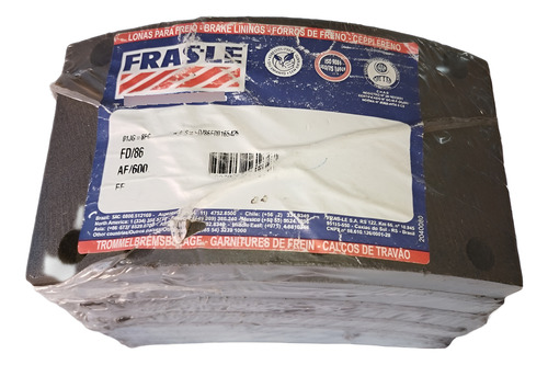 Cinta Freno Ford- Gm- Iveco- Volkswagen Fd/ 86 Frasle