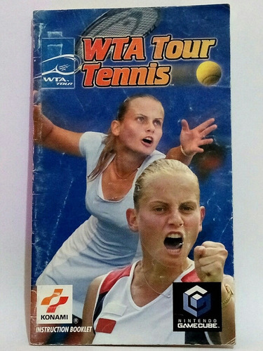 Wta Tour Tennis Gamecube Solamente Manual Original Game Cube