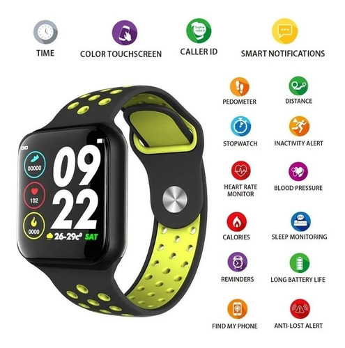 Reloj Smart Watch F8 Fitness Monitor Ritmo Cardiacobluetooth