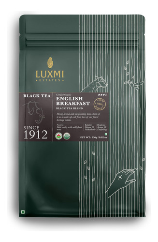 Luxmi Estates English Breakfast Tea - Lata De Hojas Sueltas