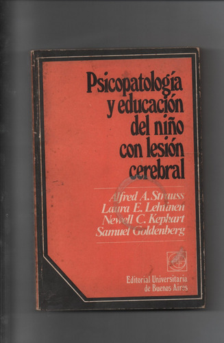 Psicopatologia Y Educación Del Niño C/lesión Cerebral - Ñ405