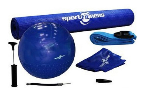 Kit Yoga Pilates, Balon, Tapete, Riata, Sportfitness 070339