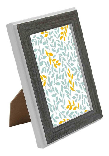 23x2.5x18.3cm - Gris - 4 Pzs - Set Portarretrato 4x6 Princes Gris