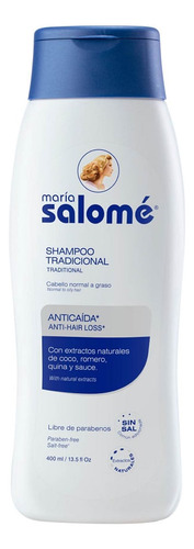 Shampoo Tradicional María Salomé X 400ml