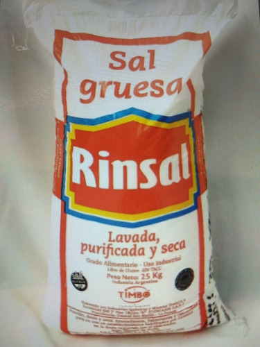 Sal Gruesa Lavada, Centrífugada Y Seca.
