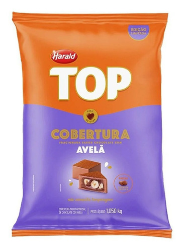 Cobertura Chocolate Sabor Com Avelã Gotas Top 1kg