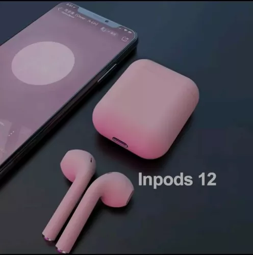 Auriculares inalámbricos i12 Bluetooth Rosa Junín 