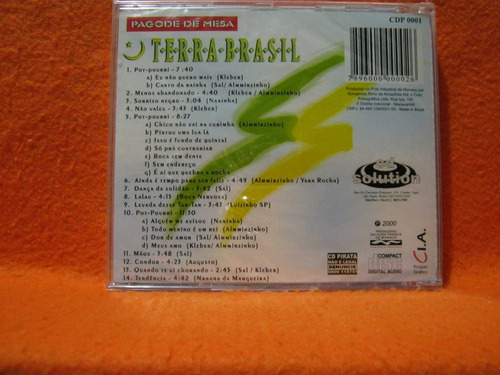 Imagem 2 de 2 de Terra Brasil Pagode De Mesa - Cd Lacrado
