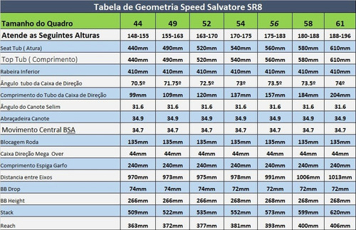 Quadro E Garfo Speed Salvatore Sr8 Freio Ferradura E Disco