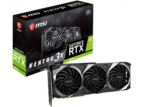 Placa De Video Nvidia Msi  Ventus Geforce Rtx 30 Series Rtx 3070 Geforce Rtx 3070 Ventus 3x Oc Oc Edition 8gb