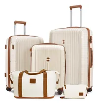 Comprar Joyway Juego De Maletas De 5 Piezas Pp Hardside Equipaje Co.