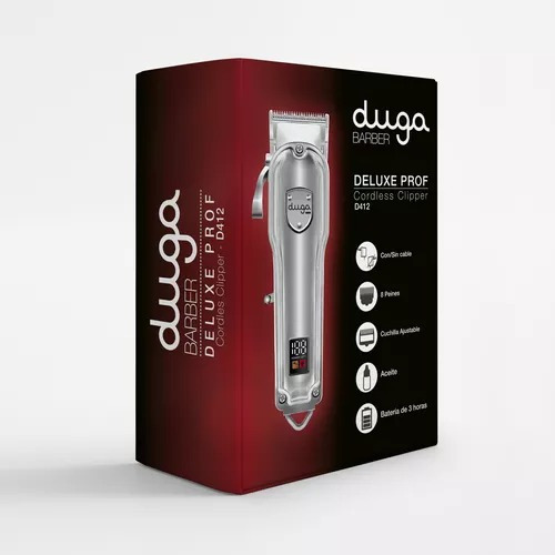 Maquina De Corte Duga Barber Cordless Clipper D412 